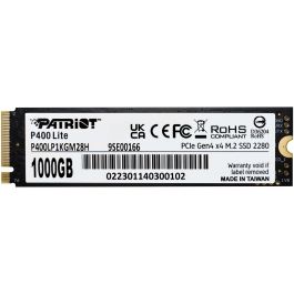 Patriot P400 Lite M.2 NVMe SSD 1 TB PCIe 4.0 x4 2280 – hasta 3500 MB/s Lectura Secuencial