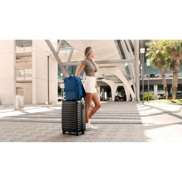 Numada Mochila Explorer Backpack B40 20L Azul Petróleo 40x25x20cm con Puerto USB y Bolsillos Múltiples, Ideal Cabina Avión, Poliester Impermeable