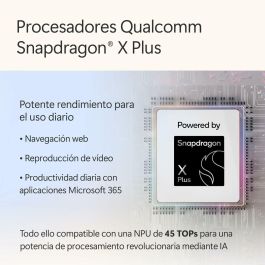 Microsoft Surface Laptop Copilot+ PC 31649 X1P-42-100, 13 Pulgadas, Snapdragon X Plus, 16GB RAM, 512GB SSD Precio: 1235.5899996. SKU: B1AL62N757