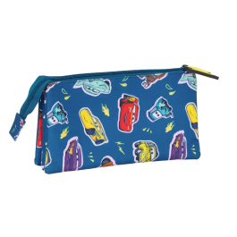 Portatodo Cars Racing Azul marino 22 x 12 x 3 cm