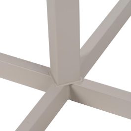 Mesa Auxiliar Plegable Taupe Acero 70 X 70 X 74 cm