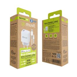 Cargador de Pared Muvit Blanco 12 W