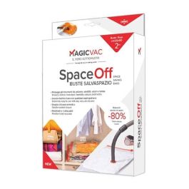Magic Vac ACB0003 2 Bolsas Salva-Espacio 55x90 cm para Guardar Ropa y Textiles