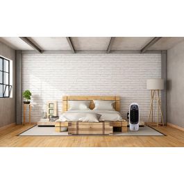 Honeywell Enfriador de aire evaporativo 85W, 10L, 3 velocidades, funciones: enfriador, humidificador, ventilador, para áreas hasta 18m² Honeywell Enfriador de aire evaporativo 85W, 10L, 3 velocidades, funciones: enfriador, humidificador, ventilador, para áreas hasta 18m²