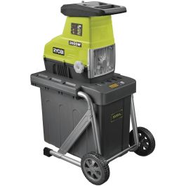 Ryobi RSH3045U Biotrituradora de Cilindro 3000W, para Ramas de hasta 45mm, Potente y Silenciosa, Tanque 55L