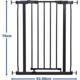 Dreambaby DRE9312742893361 Barrera de Seguridad AVA Montada a Presión Doble Cierre 61-68 x 75 cm Antracita Dreambaby DRE9312742893361 Barrera de Seguridad AVA Montada a Presión Doble Cierre 61-68 x 75 cm Antracita