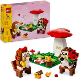 LEGO 40711 Set de Construcción Pícnic de Erizos con 2 Figuras de Animales y Accesorios para Niños +8 Años