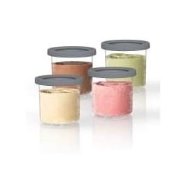 Ninja XSK4PINTEUUK Contenedores con Tapa para Postres, Set de 4, Compatible con Ninja Creami NC300EU, Gris/Transparente Precio: 45.78999975. SKU: B1FD4ZCZM2