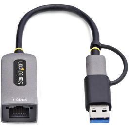 Cable USB Startech C21GA-USB-ETHERNET Gris