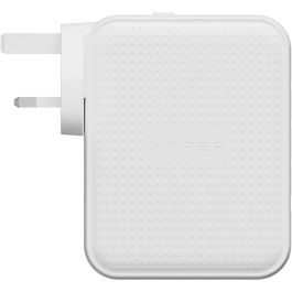 HYPER HJ1001WHWWGL Cargador Rápido para Mando de Videoconsola, Teléfono Móvil, Netbook, Portátil, Smartphone, Tableta - Blanco