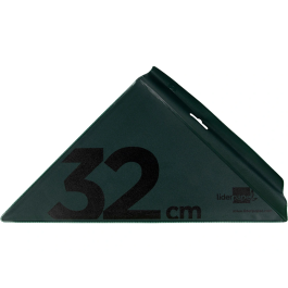 Liderpapel Escuadra 32 cm acrílico verde