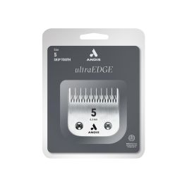 Andis S5 UltraEdge Cuchilla de Acero Carbonizado 6.3mm Dientes Irregulares Acabado Cromado Anti-Corrosión