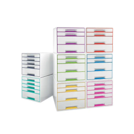 Cajón Archivador Leitz WOW CUBE Blanco