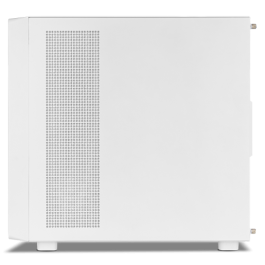 Nox NXHUMMERBIOSWH Caja Gaming Semitorre Hummer BIOS con Pantalla LCD 8", Panel Mesh, Cristal Templado, USB 3.0/Type-C, ATX, Blanca