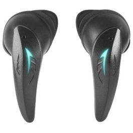Mars Gaming MHI-Ultra Auriculares Inalámbricos TWS Bluetooth 5.3, ANC+ENC, Batería 24h, Carga Inalámbrica, RGB Flow, IPX4, Negros
