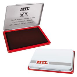 Mtl Tampón Metálico Para Sellado Nº2 122x84x14 mm Con Almohadilla Entintada Rojo Precio: 1.5900005. SKU: BIX79531