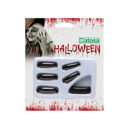 Uñas Postizas Halloween Negras Clásico Adulto Maquillaje Precio: 0.95000004. SKU: B1FVBJYHJ4