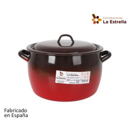La Estrella Olla Abombada con Tapa 22 cm - 6.4L "Fuego" (2 Unidades) Precio: 49.50000011. SKU: B1AJYL63ED
