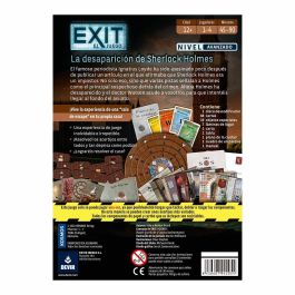 Devir Juego de Mesa Exit: La Desaparición de Sherlock Holmes - Juego de Escape Cooperativo, 12+ Años
