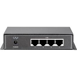 Level One GEP-0520 Switch Gigabit Ethernet 5 Puertos (4x PoE+) 61.6W