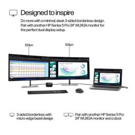 HP Series 5 Pro 24 inch WUXGA Monitor - 524pn HP Series 5 Pro 24 inch WUXGA Monitor - 524pn