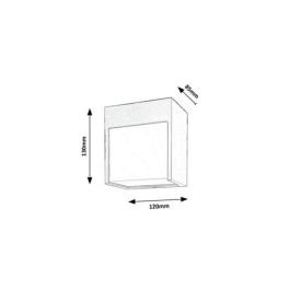 Aplique Exterior RABALUX "Balimo" LED 560Lm 12W 560Lm IP54 [RAB-7476]