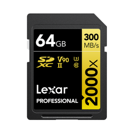 Lexar Professional 2000X 64 GB Sdhc Uhs-Ii Class 10 Precio: 69.4782. SKU: B1C23559YH