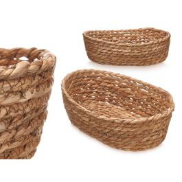 Cesto Ovalado Natural 26 cm Giftdecor - Fibra de Totora (24 Unidades) Precio: 47.88999952. SKU: B1458XVCPE