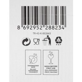 LAV Set de 6 Bols Hestia de 215 cc, 10.5 cm diámetro x 4.8 cm alto (8 Cajas)