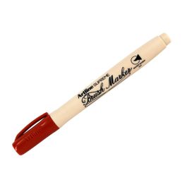 Rotulador Artline Supreme Brush Epfs Pintura Base De Agua Punta Tipo Pincel Trazo Fino Marron 12 unidades