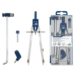 Liderpapel Compás Micrométrico BK-304 con Adaptador y Alargadera, Minas 2mm, Articulado, Longitud 17cm Precio: 11.49999972. SKU: B1DYK63H7H