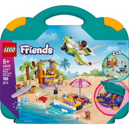 Lego Friends Juego de Construcción Portátil de Playa Creativa en Maleta de Viaje - Ideal para Niños de 5 Años en Adelante