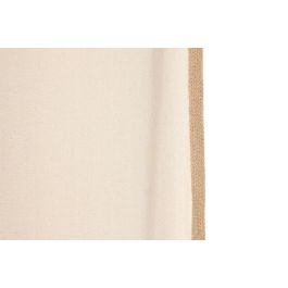 DKD Home Decor Cortina Cottage de Algodón y Yute Natural 260 x 140 cm (2 Unidades)