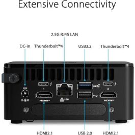 Asus Nuc Rnuc13L3Hv500002I (Tall) Liberty Canyon Raptor Lake-P Rpl-P 28W Vpro (I5-1350P) Gpu Integrado