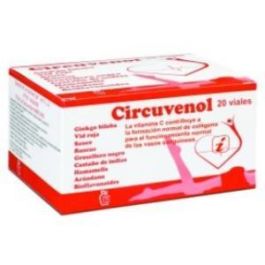DIS Circuvenol 20 Ampollas para la circulación sanguínea, venosa y arterial, con Ginkgo Biloba y Vitamina C Precio: 28.5000001. SKU: B1FMVGZ7Y9
