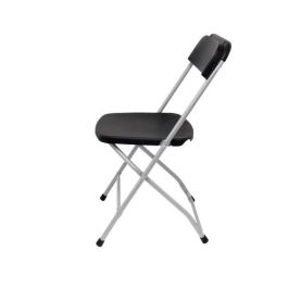 Piqueras y Crespo PACK5314NE Sillas Plegables de Conferencia Pack 5 Asiento y Respaldo Polipropileno Negro