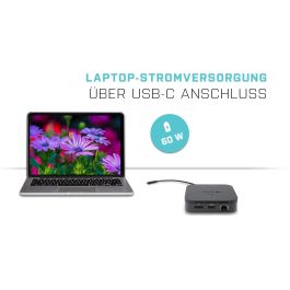 i-tec Thunderbolt 3 Travel Dock: Dual 4K Display (DP/HDMI), GLAN, USB 3.1 Gen2/2.0, Audio, Power Delivery 60W