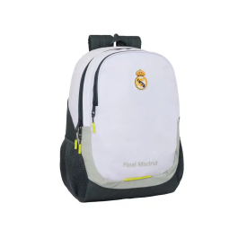 SAFTA Mochila Real Madrid 25/26 44cm Adaptable a Carro con Doble Compartimento