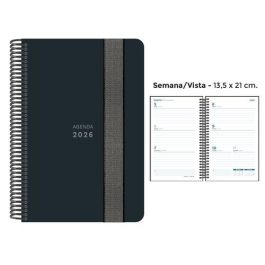Agenda Anual (2026) Senfort Unicolor Espiral Tapa Pp Con Goma 135X210 S/V Negro Agenda Anual (2026) Senfort Unicolor Espiral Tapa Pp Con Goma 135X210 S/V Negro Precio: 9.78999989. SKU: B16LHKWZRQ