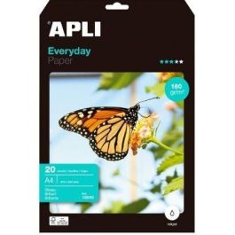Papel Fotográfico Apli Everyday 12080/ DIN A4/ 180g/ 20 Hojas/ Brillante Precio: 9.5000004. SKU: BIX12080