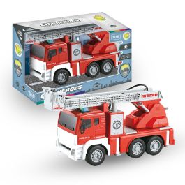 Tachan Camión de Bomberos Luz y Sonido, Echa Agua, Escalera Gira 360° y Extensible, Fricción, Escala 1:12, +3 Años Precio: 20.69000054. SKU: B157PG5ZSG