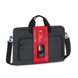 Rivacase Maletín 8058 para Portátil 17.3 Pulgadas con Ratón Inalámbrico - BUNDLE8058