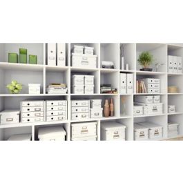 Caja Almacenamiento Leitz Click&Store Wow Carton Reciclado Color Blanco 281x200x369 mm