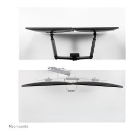 Neomounts Brazo de Monitor para 2 Pantallas DS75-450WH2, 17-32 Pulgadas, 8kg por Pantalla, Resorte de Gas, Blanco
