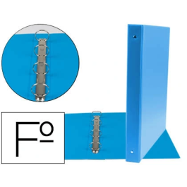 Liderpapel Carpeta 4 Anillas 25 mm Redondas Plástico Folio Color Celeste Precio: 5.94999955. SKU: B1J7CKBRAW