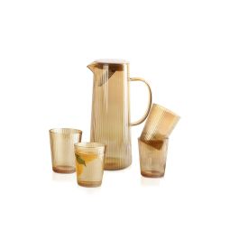 Jarra Basicos DKD Home Decor Ambar 10 x 24 x 14 cm Set de 5 Precio: 21.49999995. SKU: B1856N4BXJ