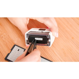 Avery Sello Personalizable Tejidos 3 Líneas 15 Caracteres Cada Una Lavable Negro