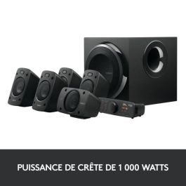 Logitech Z906 980-000468 Sistema Altavoces 5.1 Sonido Envolvente 500W RMS THX Dolby Digital DTS para Cine y Juegos Logitech Z906 980-000468 Sistema Altavoces 5.1 Sonido Envolvente 500W RMS THX Dolby Digital DTS para Cine y Juegos