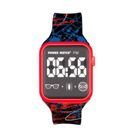 Lexibook Reloj Digital LED Spider-Man DMW060SP Marvel para Niños +3 Años