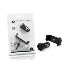 Conceptronic Cargador Coche USB 2 Puertos para Encendedor 12V/24V